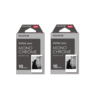 【FUJIFILM】富士 instax mini｜MONOCHROME 限量黑白復刻底片 (2入組)