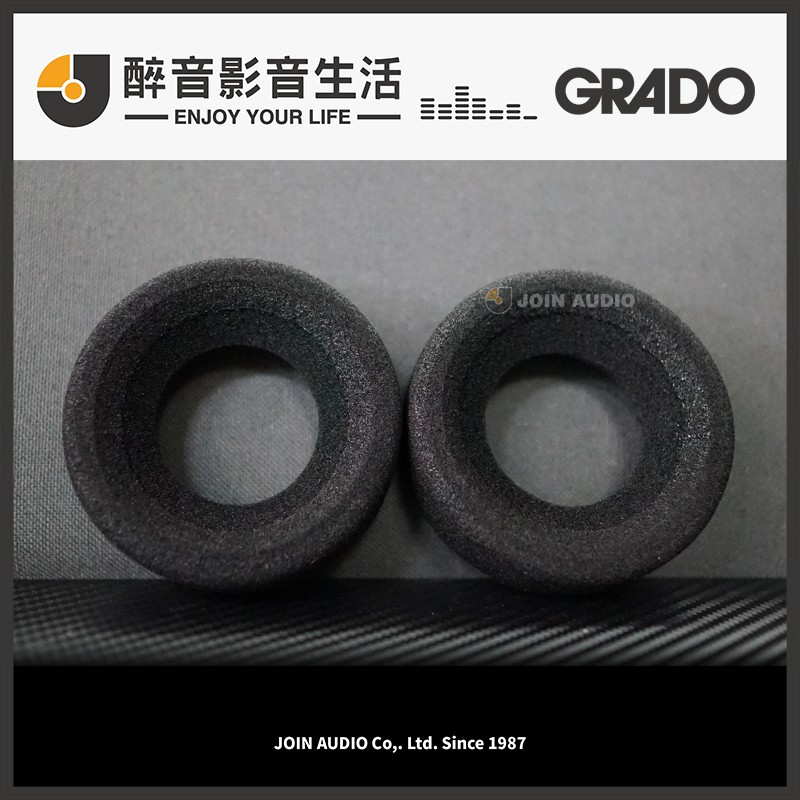 美國 Grado Cushion L 原廠空心替換海綿耳墊.適用RS1x/RS2x.台灣公司貨