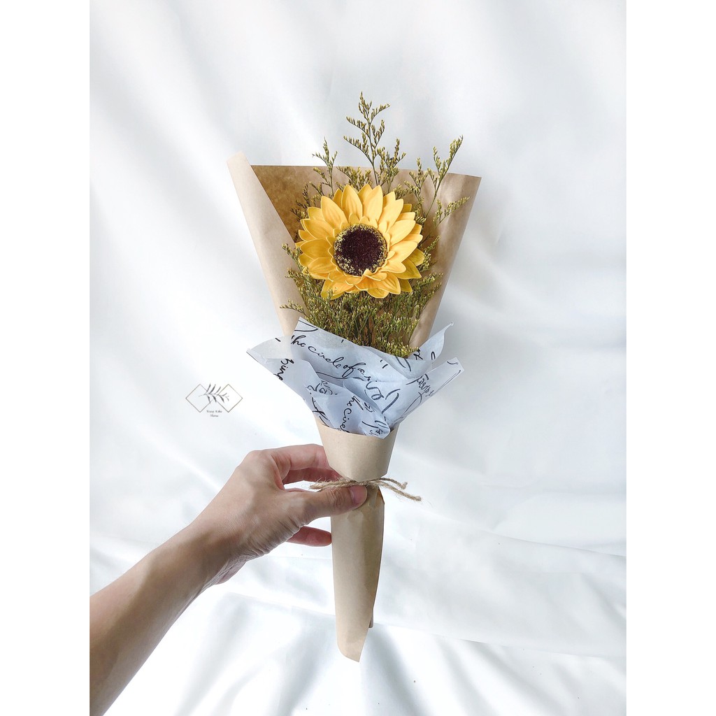 草芳花坊 向日葵花束 畢業花束 香芬花束 乾燥花束 生日花禮 向日葵 太陽花 乾燥小花束 自然系花束 永生花束 蝦皮購物