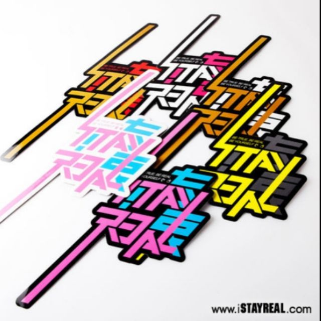 【STAYREAL 8歲生日慶第2彈】阿信親繪「勿忘初衷」貼紙