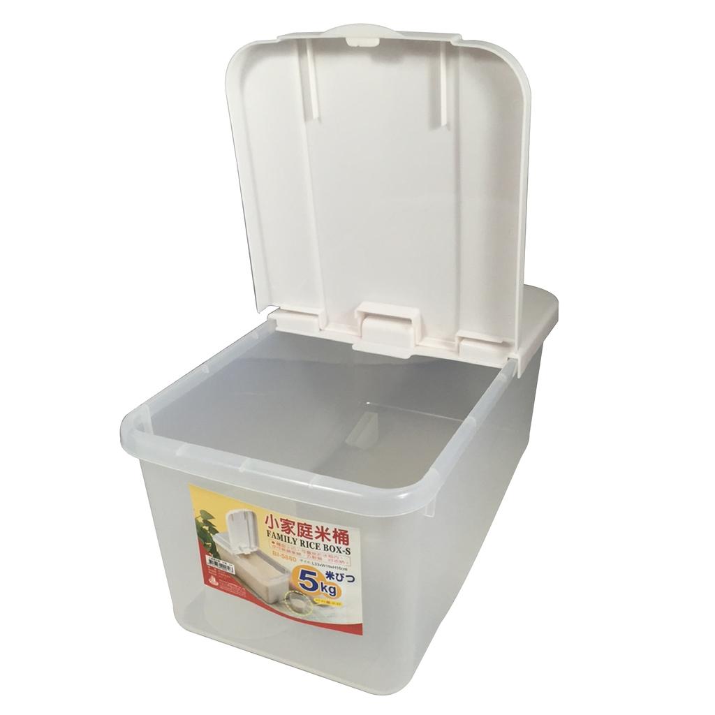 簡單樂活 BI-5880 小家庭米桶5KG 儲米器 附量米杯 可放冰箱 掀蓋設計 安全衛生 PP無毒 台灣製造