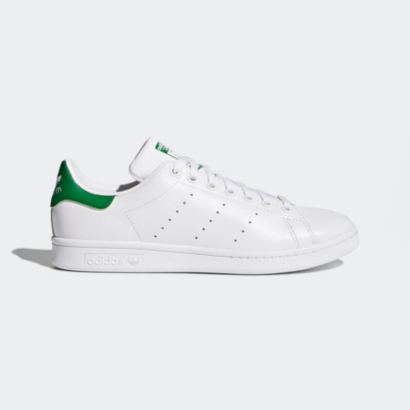 【全能MAX】Adidas 男 STAN SMITH 史密斯 經典復古鞋 休閒板鞋 白色綠尾 - M20324