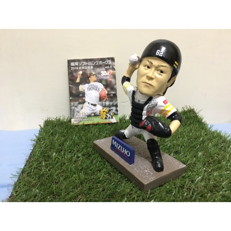 分享軟體銀行鷹軟銀鷹日本職棒日職搖頭公仔配布松田宣浩熱男sga Bobblehead 蝦皮購物