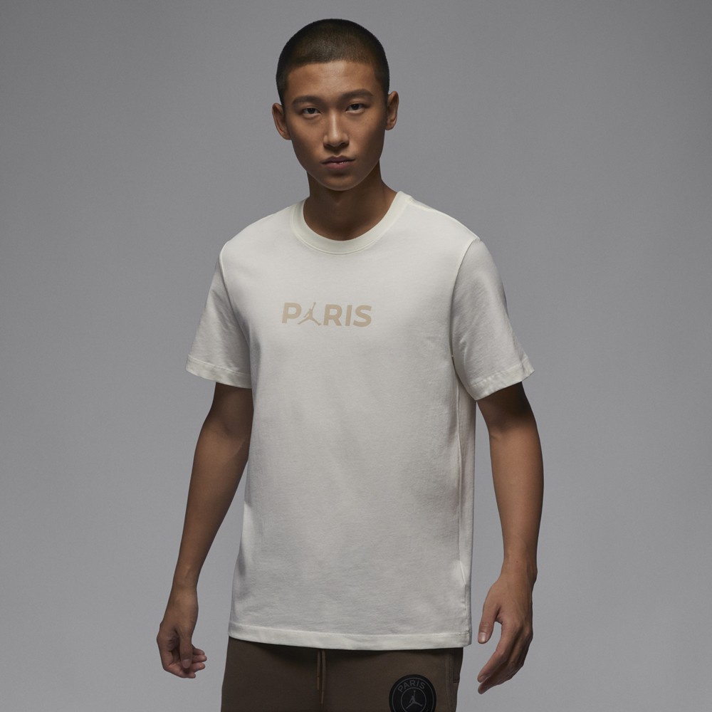 NIKE 短袖上衣 AS M J PSG SS LOGO TEE 男 FN5333133 灰米 現貨 廠商直送