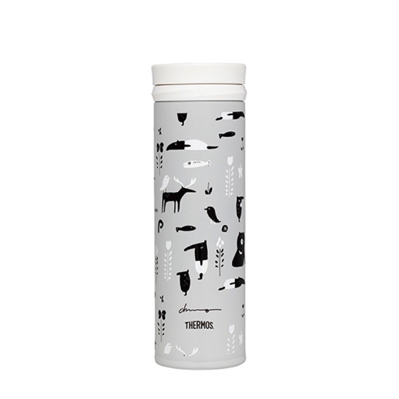 馬來貘(愛台灣動物篇) THERMOS 膳魔師保溫杯 JNO-500系列_500ml JNO-500CH-GY