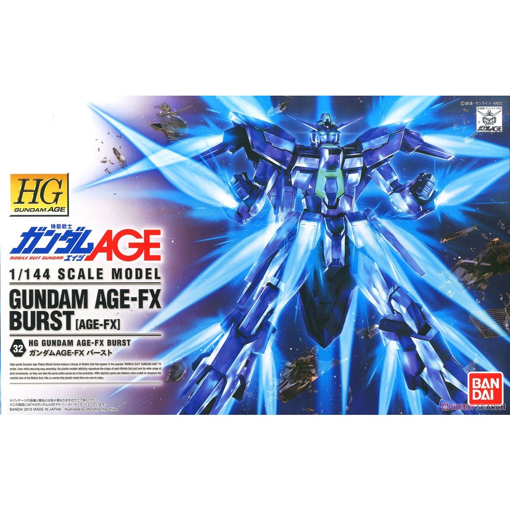 BANDAI HG 1/144 鋼彈AGE AGE-FX 轟擊型 組裝模型 東海模型