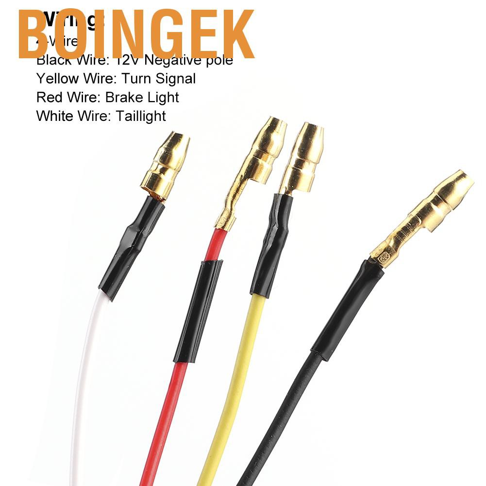 Boingek 2pcs Led 轉向信號燈摩托車轉角燈電鍍方向指示器10mm 固定螺栓螺紋 蝦皮購物