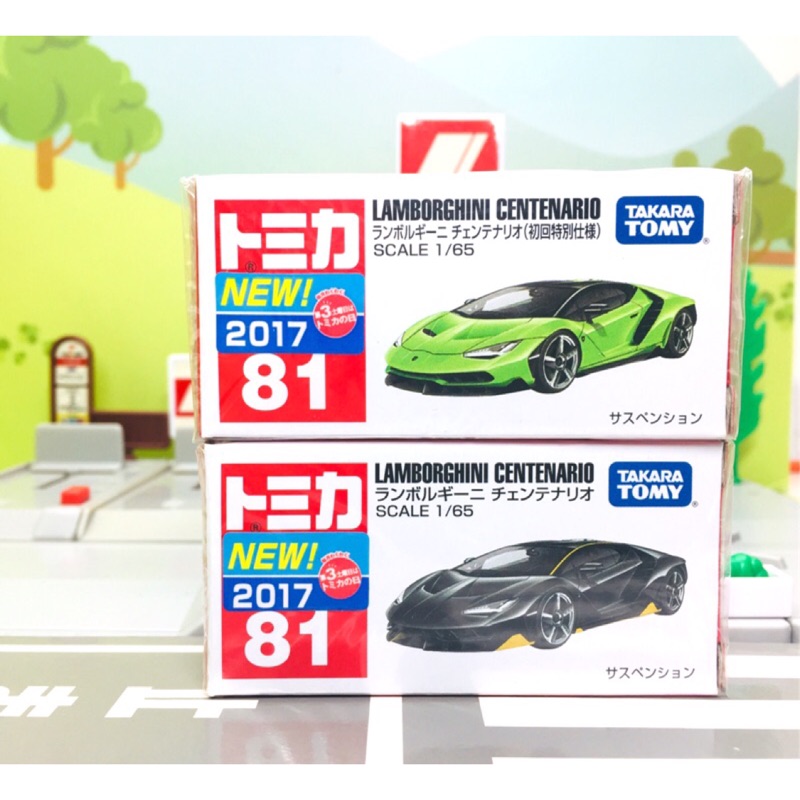 TOMICA 多美小汽車 NO81 藍寶堅尼 新車貼 絕版