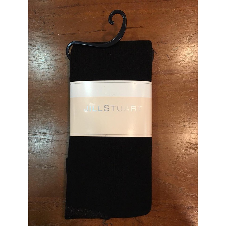 【京之物語】日本製JILLSTUART全黑素面腳底金蔥女性舒適美腳褲襪M-L