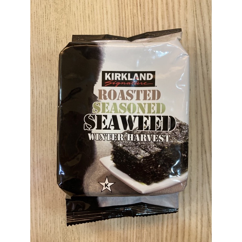 有發票 好市多代購 Kirkland Signature 韓國鹽烤海苔（17g）