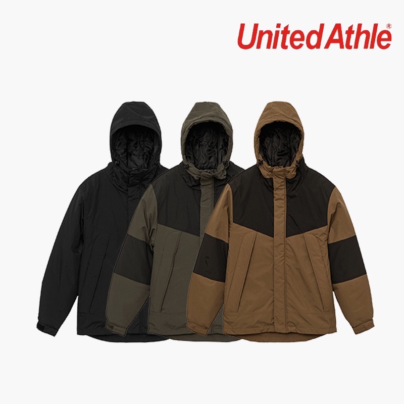 日本授權United Athle 7499-01保暖 內裏鋪棉 機能防風外套 連帽外套