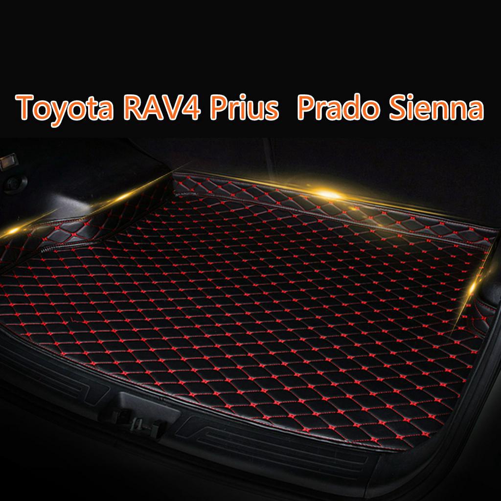 （現貨）適用 Toyota RAV4 Prius α Prado Sienna 高邊汽車皮革後廂墊 後車廂 後行李箱墊