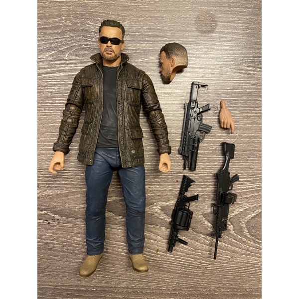 NECA 正版 魔鬼終結者 T-800 黑暗宿命 阿諾7 吋