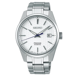 SEIKO 精工 (6R35-00V0S)(SPB165J1) Presage 新銳系列麻葉紋機械錶-白/ 39.3mm