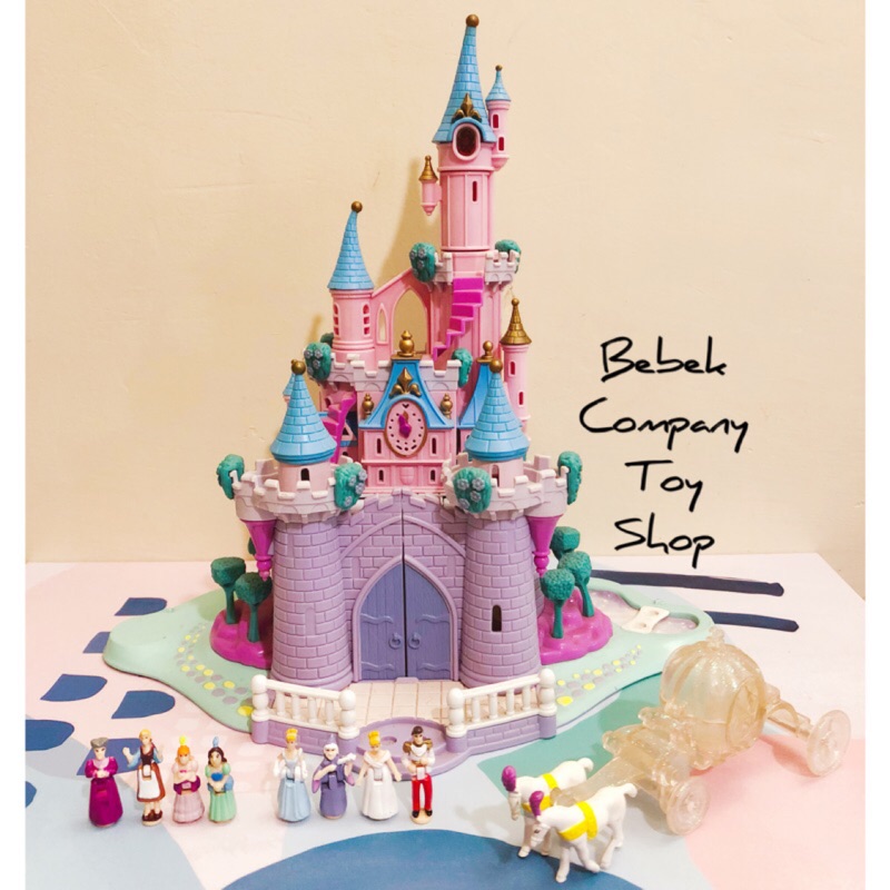 現貨 齊全 Polly Pocket Disney Cinderella castle 口袋芭莉 灰姑娘城堡 仙度瑞拉