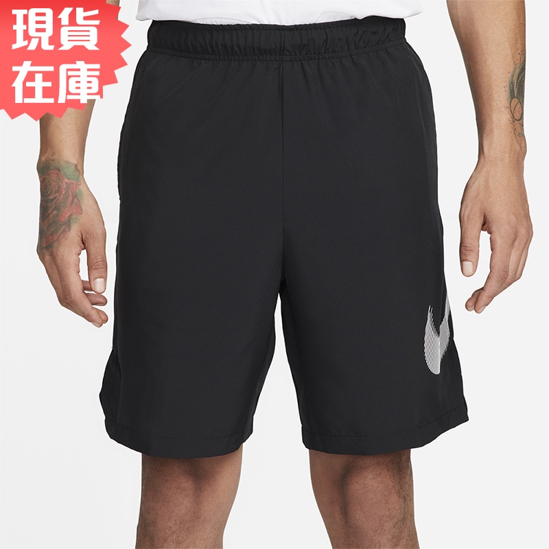 Nike 男 短褲 運動 慢跑 9吋 Dri-FIT 口袋 黑 DQ4800-010