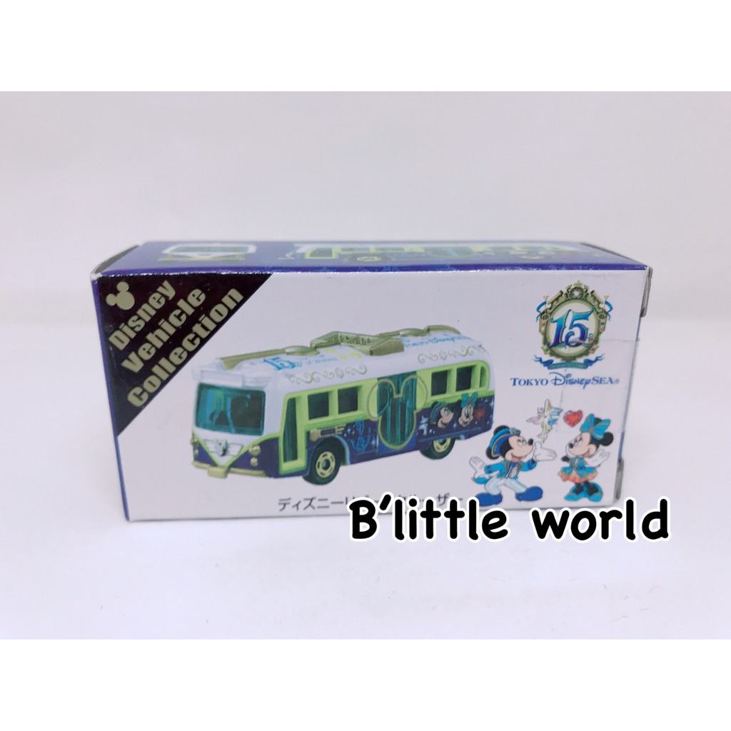 *B Little World*[現貨]東京迪士尼海洋15周年限定/Tomica巴士/多美小車/東京連線