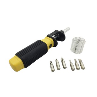 可換螺絲刀 居家必備工具NAKE bit 360 Screwdriver 6合1多功能旋轉螺絲刀快速切換伸縮螺絲起子