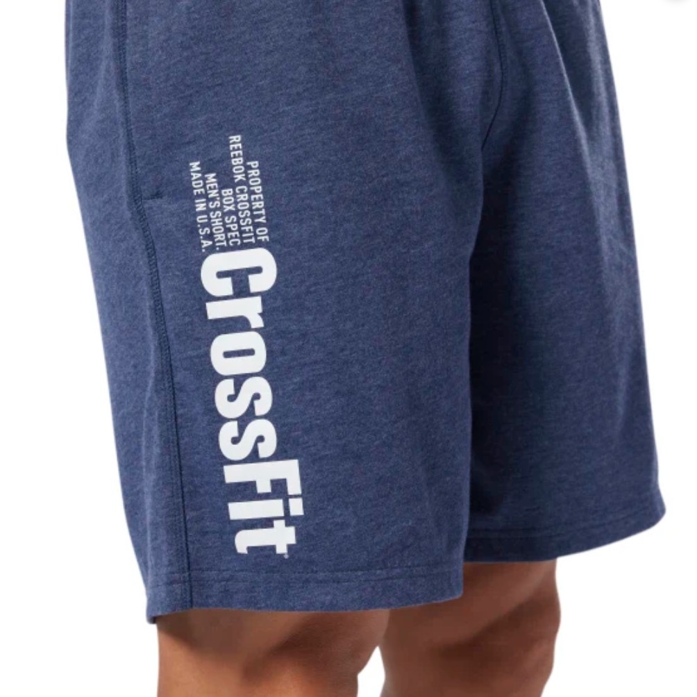 REEBOK CrossFit® USA SHORTS BLUE 男款 短褲 休閒短褲 棉質 美製 藍色 DT9453