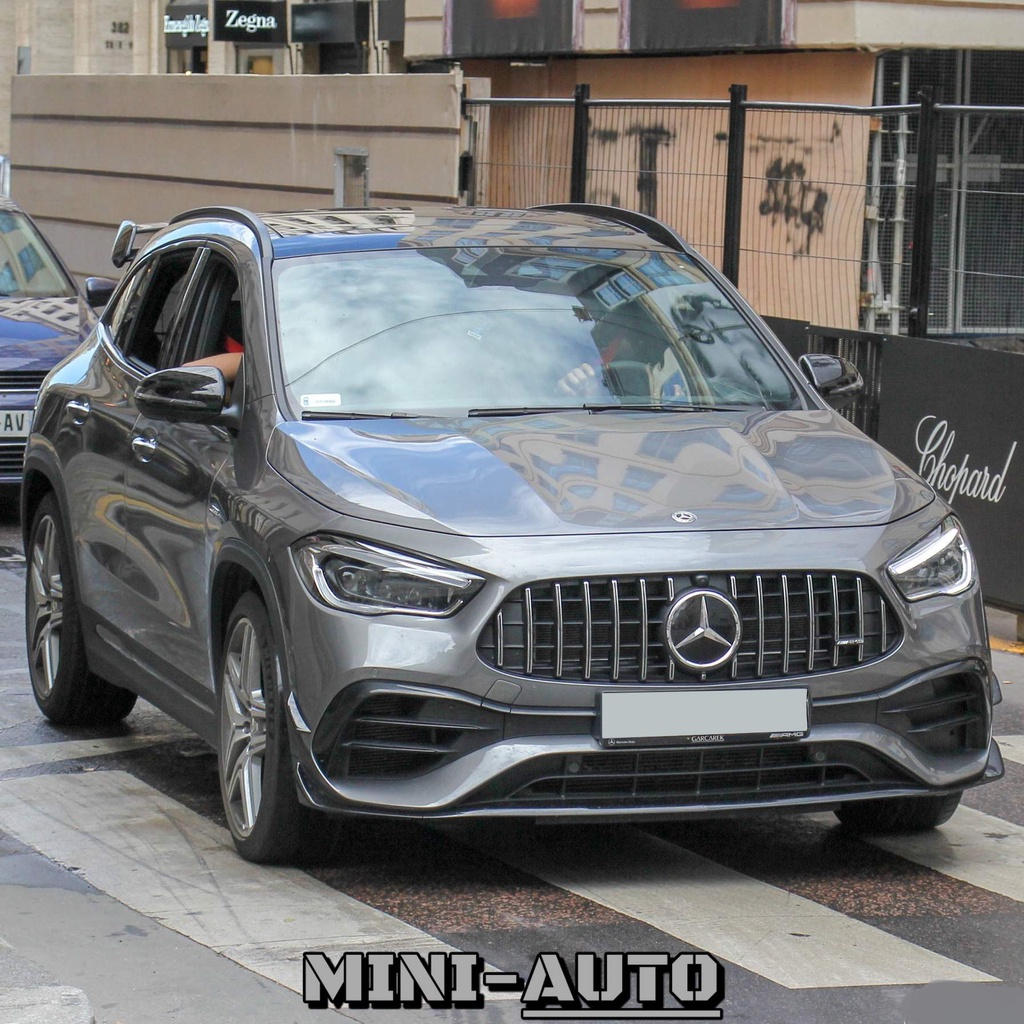 MINI-AUTO☑️ GLA45S樣式 亮黑前風刀 定風翼套件 五件型 BENZ H247 GLA250 副廠 賓士