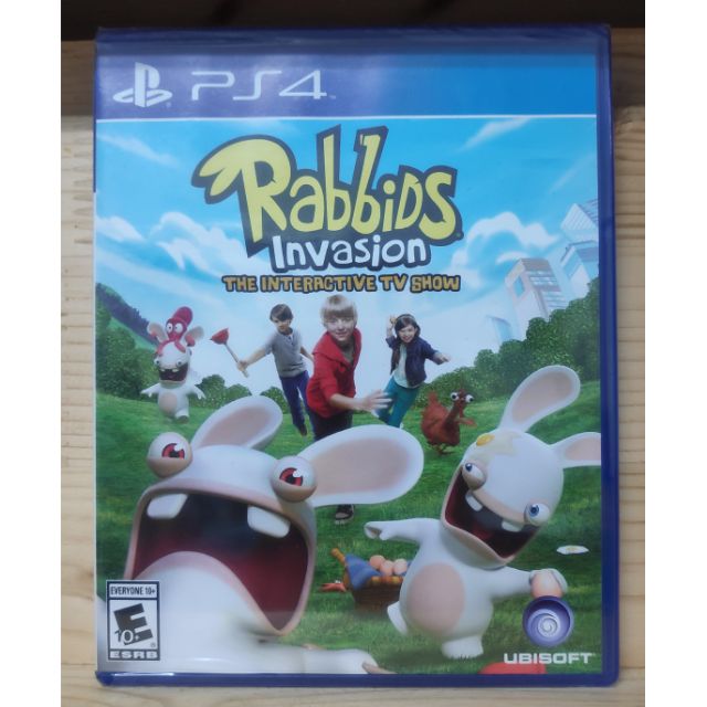 PS4 瘋狂兔子 全面侵略 TV 互動遊戲 英文版 全新品  雷曼兔 RabbiDS Invasion