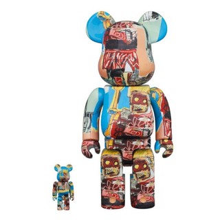 《LL ART》現貨 Be@rbrick 巴6 400%100%巴斯奇亞6 JEAN MICHEL BASQUIAT