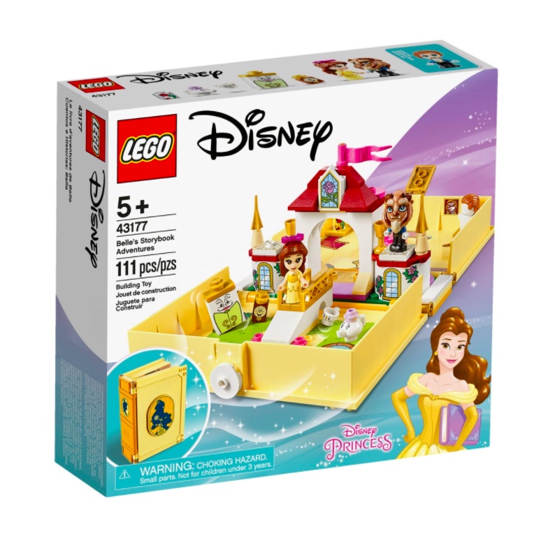 『現貨』LEGO 43177	Disney-貝兒的口袋故事書   盒組   【蛋樂寶】