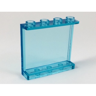 Lego 樂高 透明淺藍 1x4x3 側板 壁板 窗戶 積木 Trans-Light Blue Panel 60581