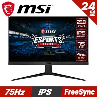 『喬心科技』MSI微星 Optix G241V E2 24型 IPS FHD無邊框電競螢幕 支援HDMI FreeSyn