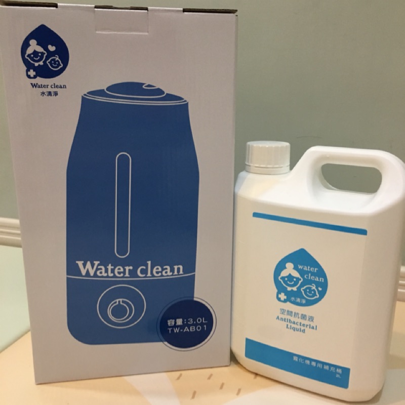 《限定aboa下單》水清淨空間抗菌霧化機+專用桶水2L