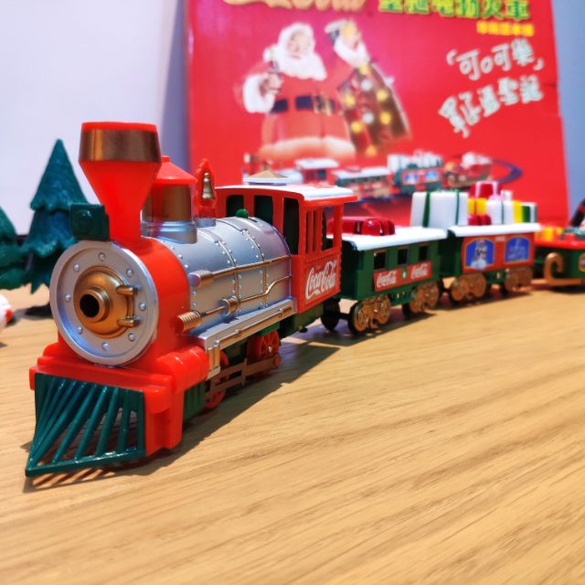 可口可樂 珍藏版聖誕電動火車組