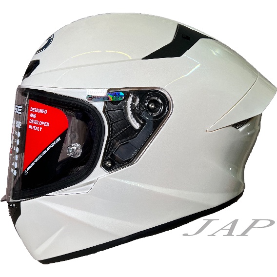 KYT TT-COURSE TT-C 素色 亮白 選手彩繪 全罩式 安全帽 TTC