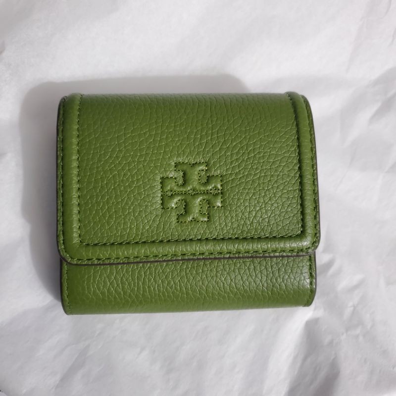 美國代購 全新正品 Tory Burch TB 荔枝紋 壓紋 短夾 零錢包  錢包 現貨在台