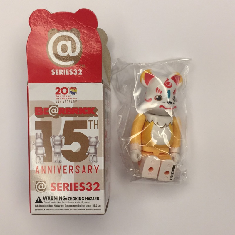 Bearbrick Be@rbrick 32代，Animal ，狐狸，狐之助，刀劍亂舞，全新 含卡含盒