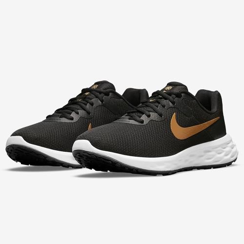 NIKE Revolution 6 NN 男 慢跑鞋 休閒  黑金  DC3728-002【S.E運動】