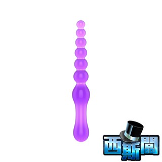 取悅-果凍 360度隨意彎曲光滑觸感後庭棒-2 情趣用品