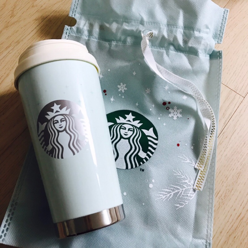 現貨*15️⃣韓國 2016 Starbucks 星巴克 聖誕系列 第二波 薄荷綠 不鏽鋼 保溫杯的
