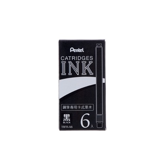 Pentel 飛龍 TRFR 鋼筆墨水管 (6入/盒)
