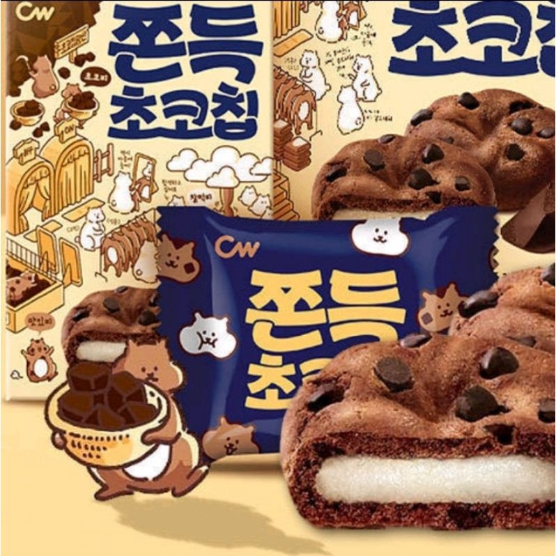 現貨 單賣 韓國巧克力豆麻糬餅乾🍪🍪