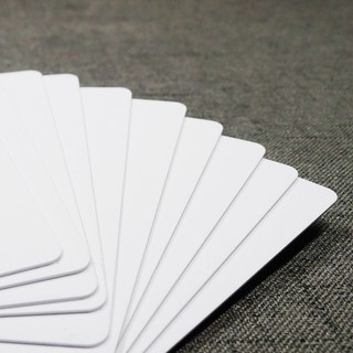 100個 白色 塑膠 PVC塑膠卡 塑膠名片 燙金 雙面印刷 塑膠卡 塑膠會員卡 85.4*54mm 包含