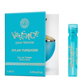 【香水專賣店】VERSACE 凡賽斯 狄倫淡藍女性淡香水針管(1ml)