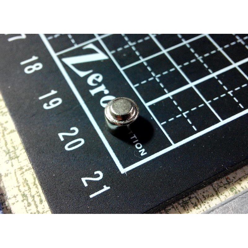 ■萬磁王■釹鐵硼磁鐵-6mmx5mm大小頭-像電池一樣的磁鐵