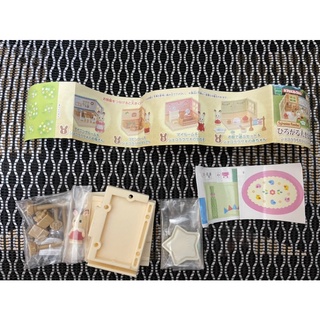 全新-扭蛋森林家族 巧克力兔兔漂亮的家