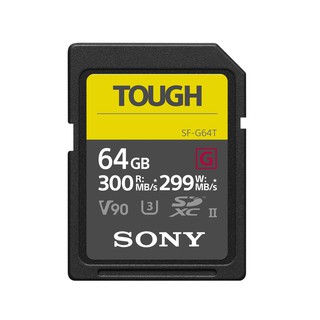 Sony TOUGH SF-G64T 記憶卡 乙入64GB/UHS-II/R300/W299 公司貨