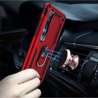 紅米Note9S Pro Max軍士防摔K30手機殼小米CC9pro車載指環支架防摔套 紅米8 紅米note8T