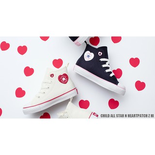 //日本代購//CONVERSE 愛心款 童鞋 HEARTPATCH 拉鍊款 帆布鞋 球鞋 鞋 小朋友