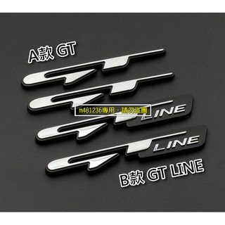 HYUNDAI 現代 GT LINE 改裝 車貼 尾門貼 裝飾貼 車身貼 立體設計 烤漆工藝 強力背膠 高品質ABS材質