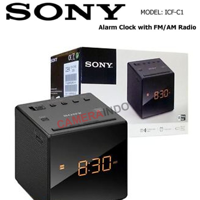 時鐘收音機 SONY ICF C1 數字警報收音機 AM / FM