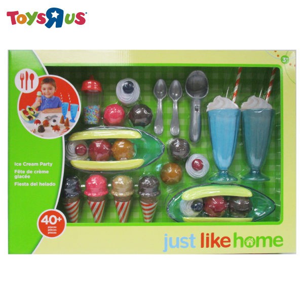 just like home ice cream party