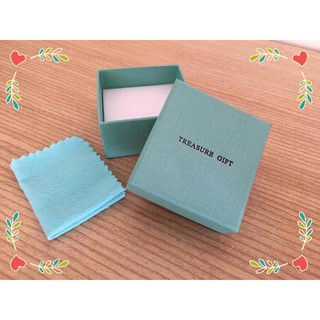 蒂芬妮綠 戒指盒(附拭銀布)/包裝盒/紙盒/禮物盒